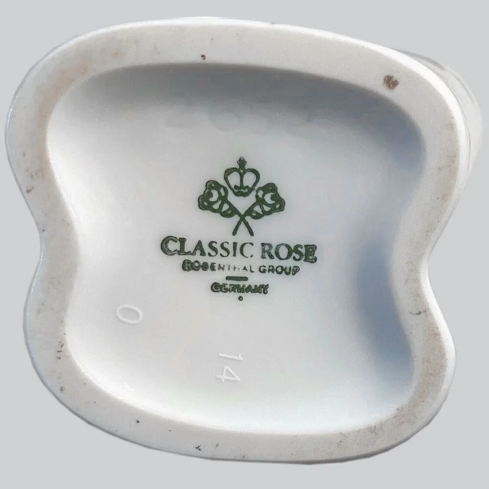 Rosenthal Group Germany Vase 1950s Hans Stangl Asymmetric 5652 Classic Rose